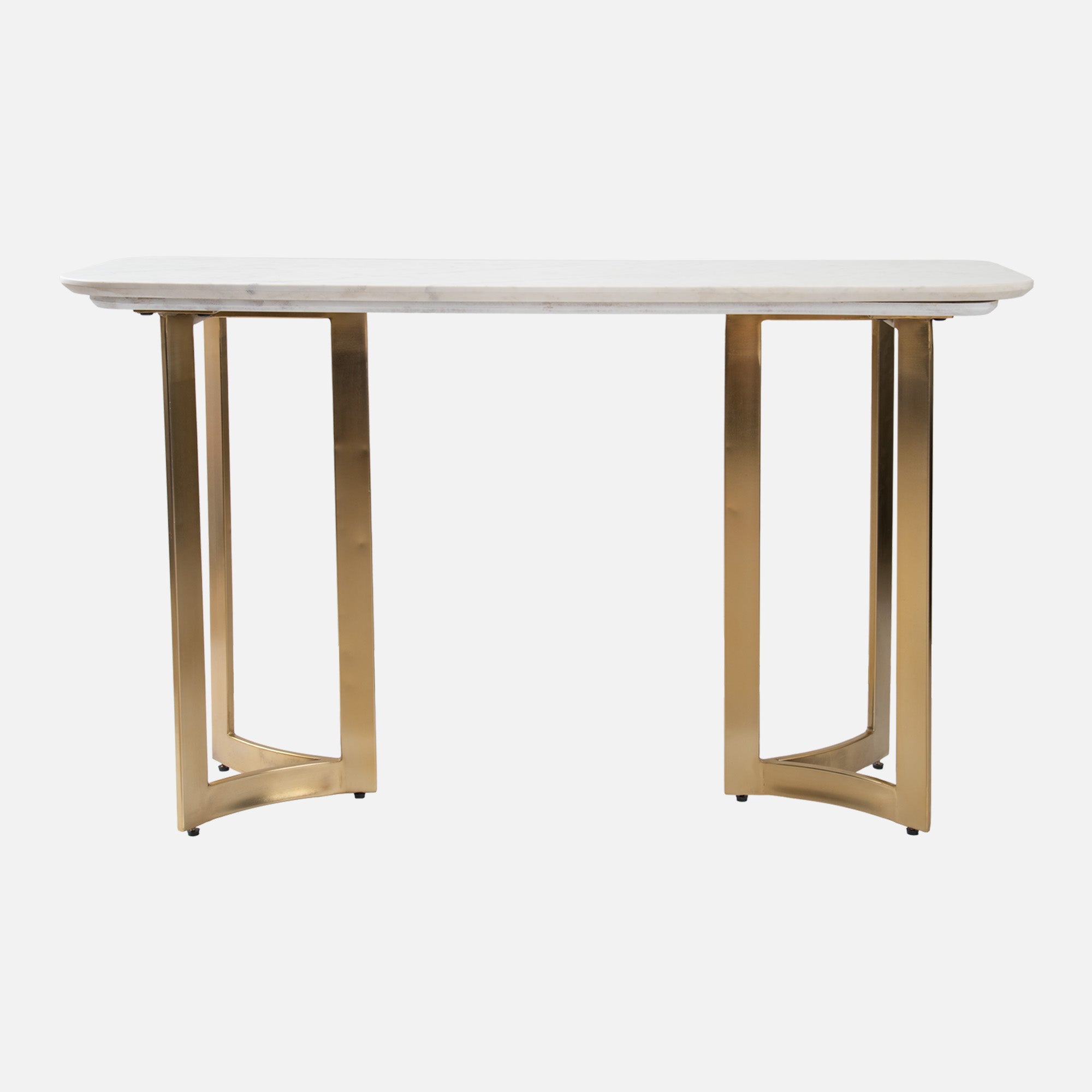 Harmony - Console Table With White Marble Top