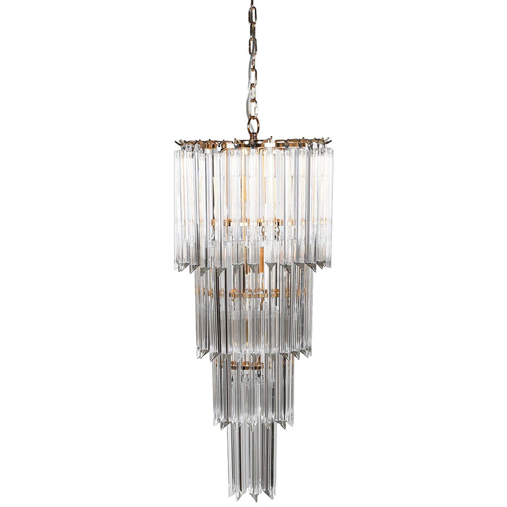 Chantelle - Gold Tiered Chandelier