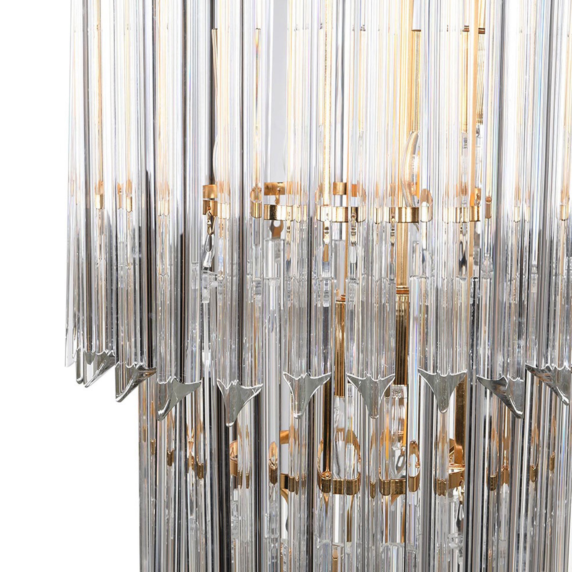 Chantelle - Gold Tiered Chandelier