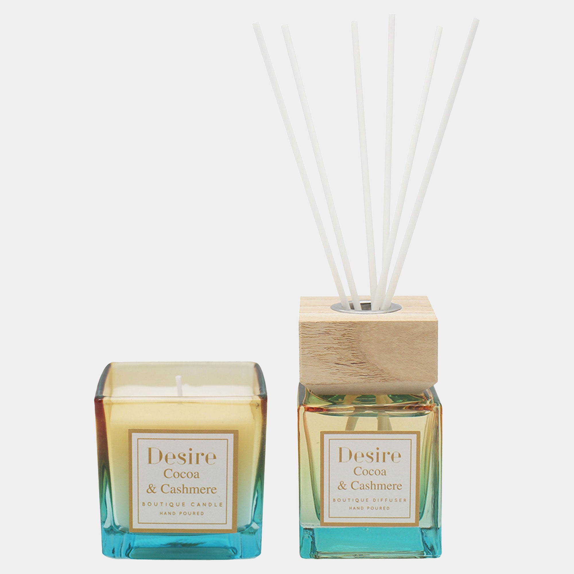 Desire Cocoa & Cashmere Candle & Diffuser Set(DR)