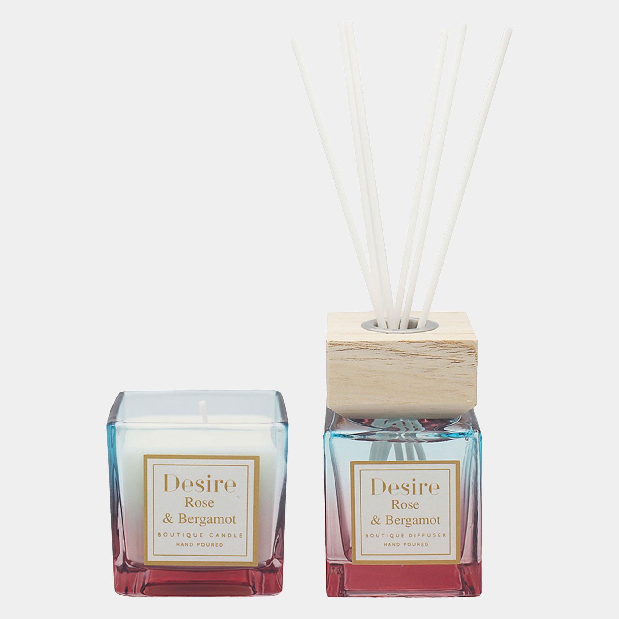 Desire Rose & Bergamont  Candle & Diffuser Set(DR)