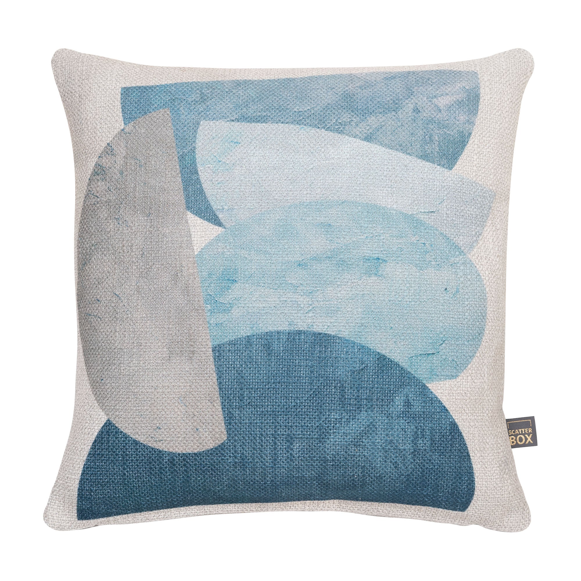 Geoff - Small Stack Blue Cushion