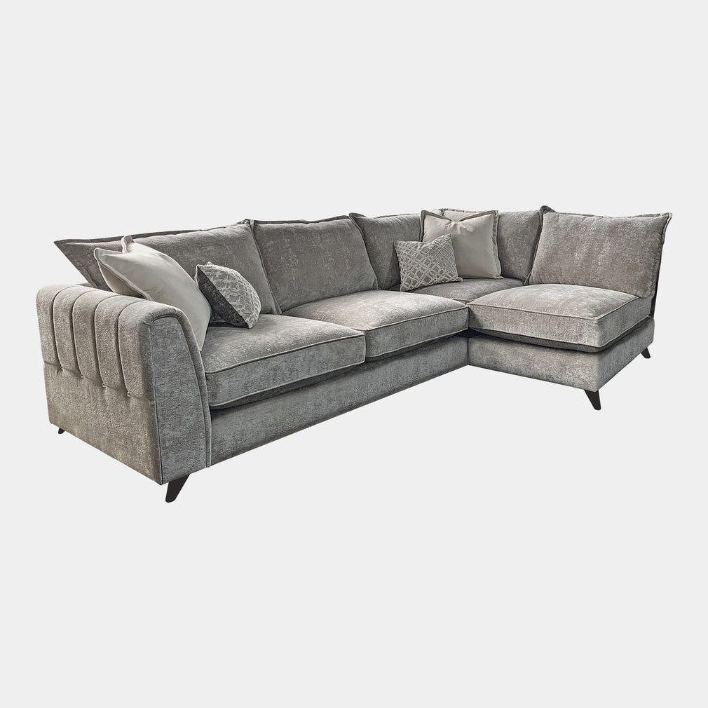 Adele - 3 Seat RHF Chaise Sofa In Fabric