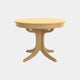 Contour - Round Extending Pedestal Dining Table With Crown Top