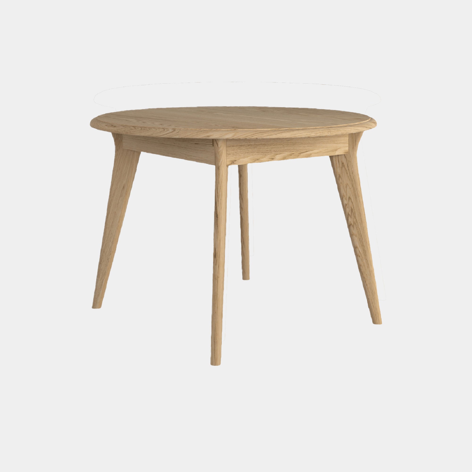 Round Compact Extending Dining Table (105-140cm)