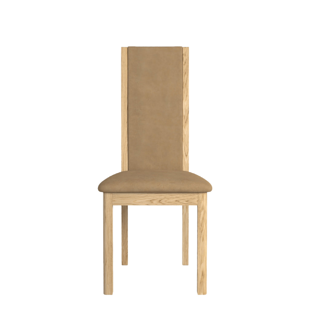 Arden - High Back Dining Chair Taupe PU