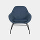 Accent Chair In Fabric Navy (Assmebly Required)