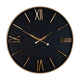 Romano - Black & Gold Wall Clock