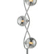 Santorini - Polished Chrome 4 Light Floor Lamp