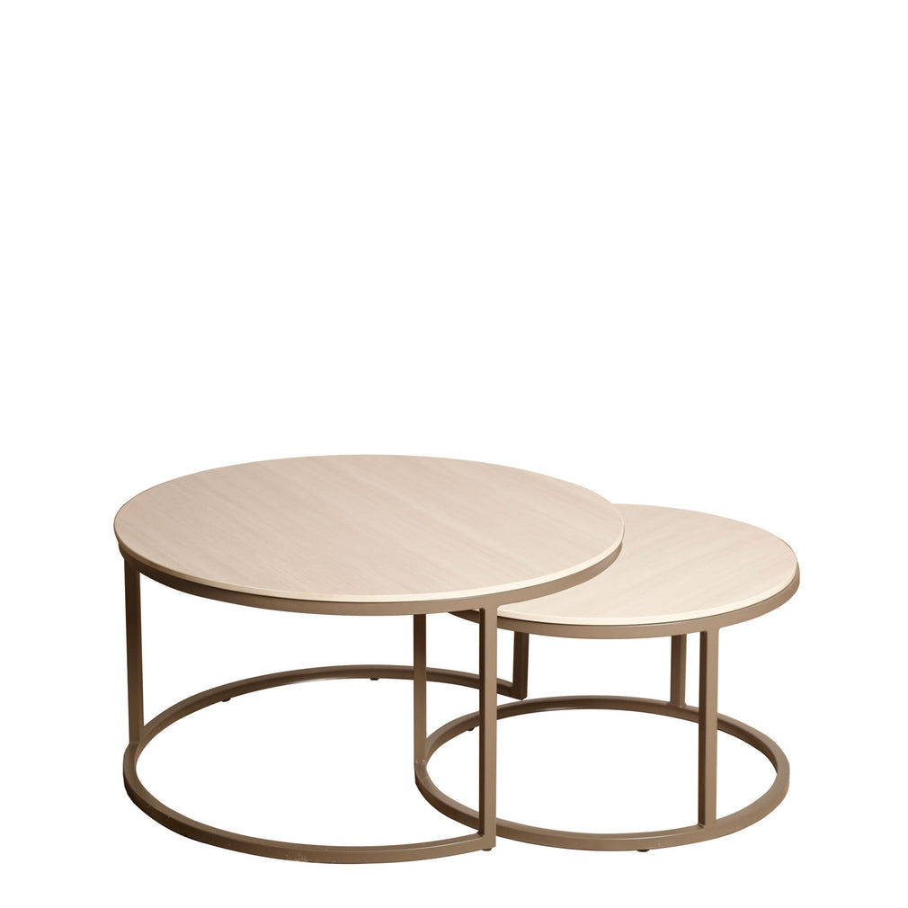 Berkeley - Nest of 2 Round Coffee Tables