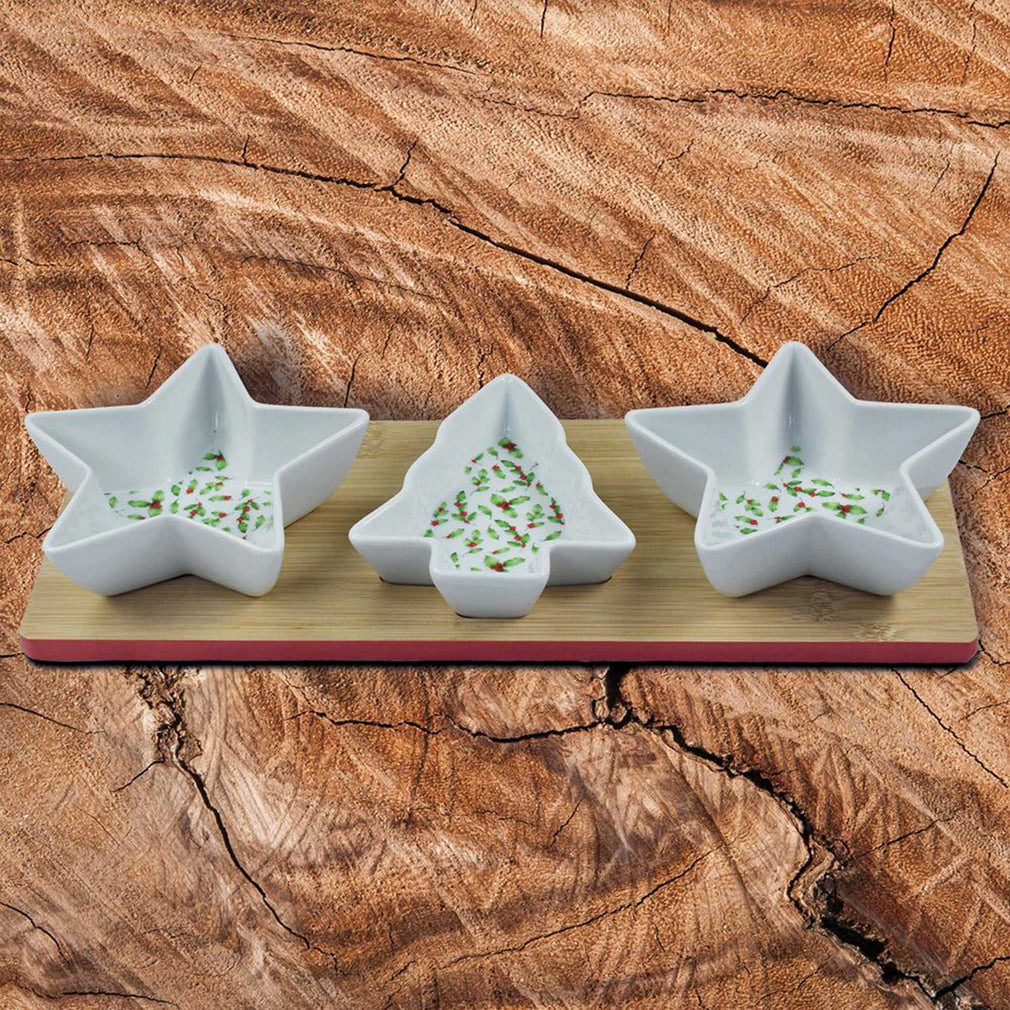 Festive Star & Tree Trays