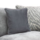 Pillow Back RHF Corner Chaise Including Footstool In Fabric Meridian