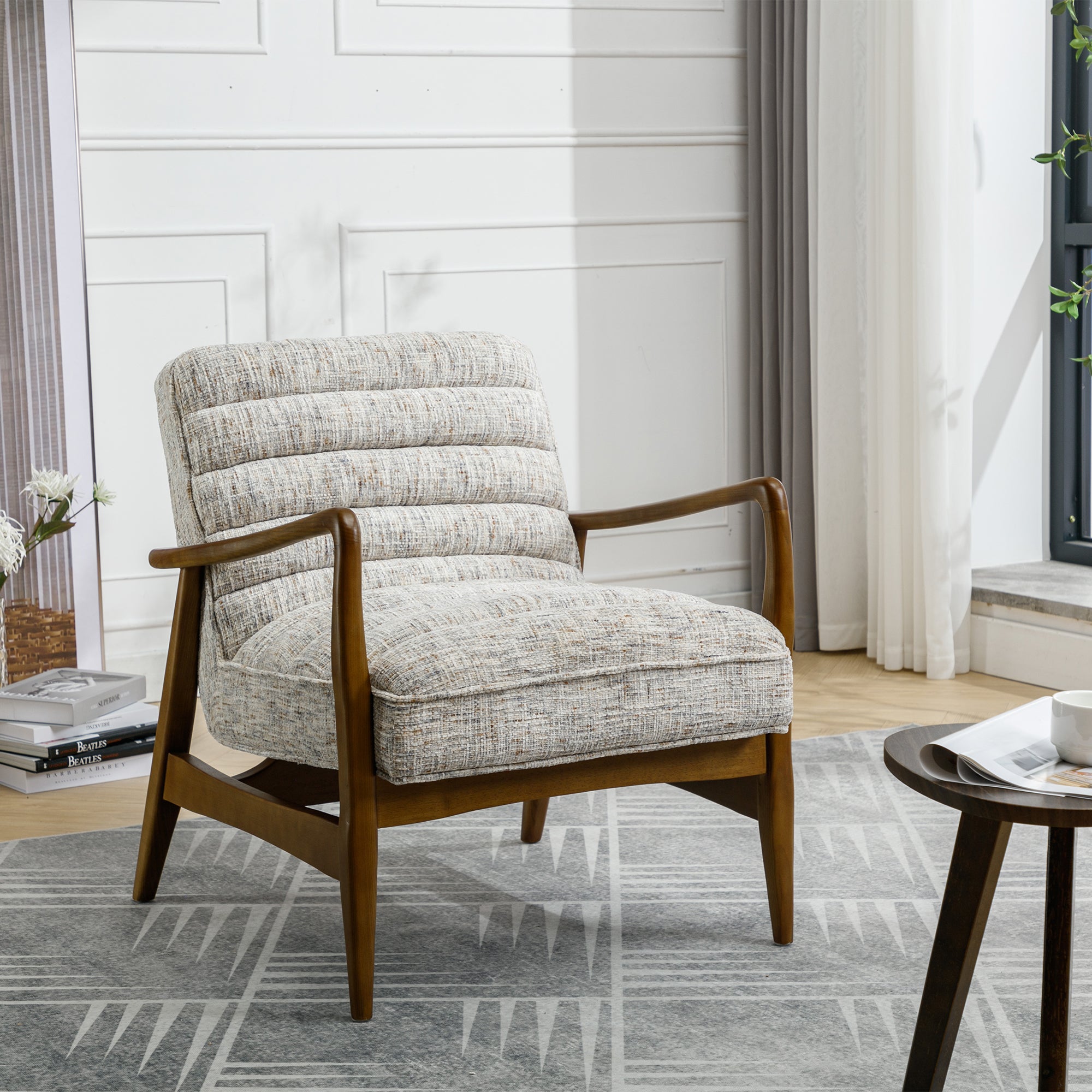 Charlotte - Accent Chair In Fabric Frost