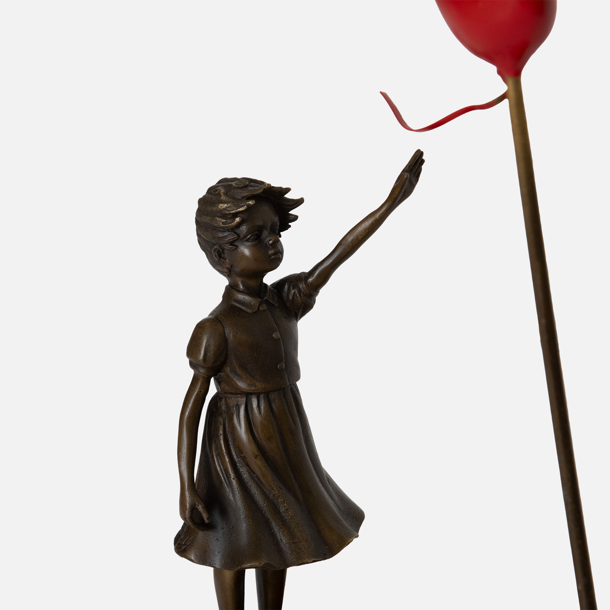 Girl With Heart - Sculpture
