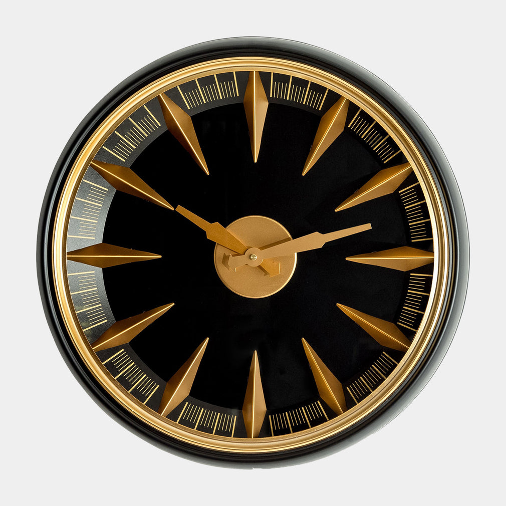 Compass Gold Wall Clock 50cm (WG)