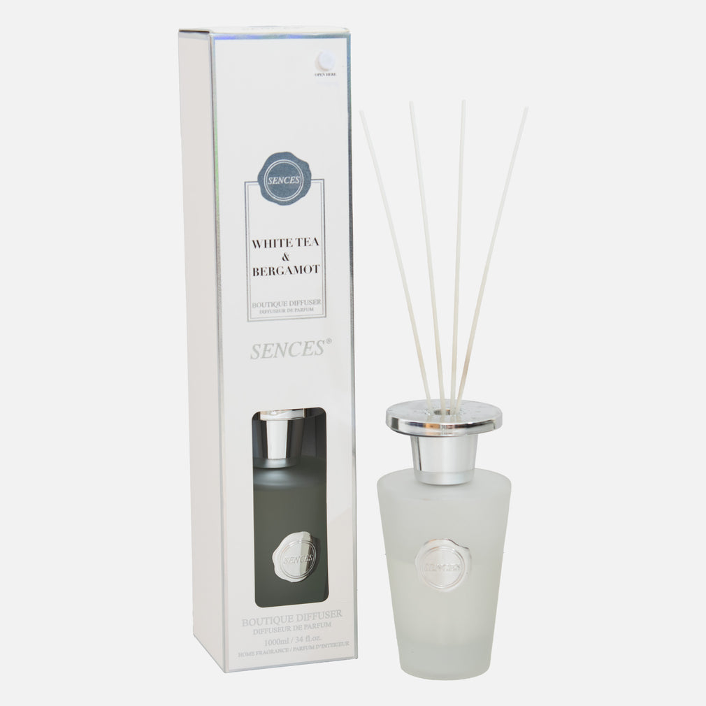 Sences - 1000ml Scented White Tea & Bergamot Reed Diffuser