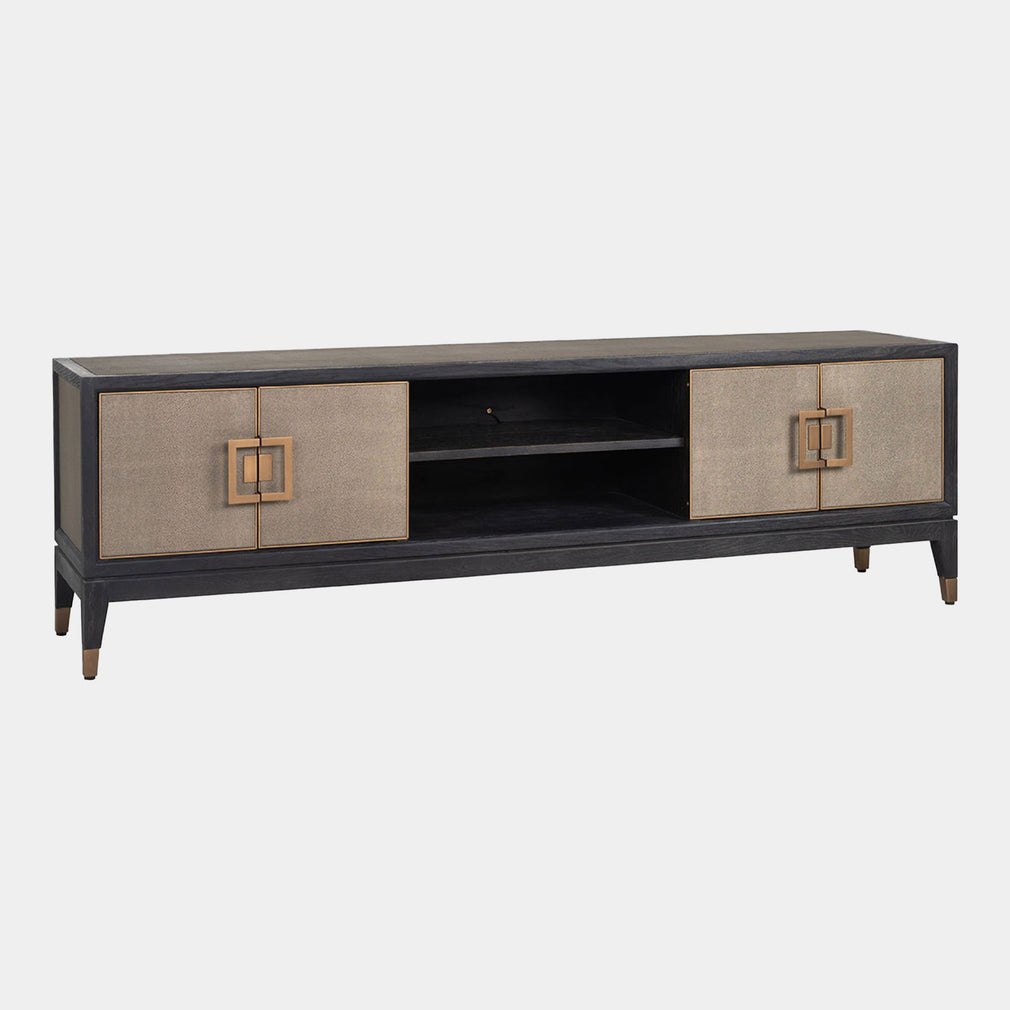 Ridgeville - TV Unit In Shagreen Finish