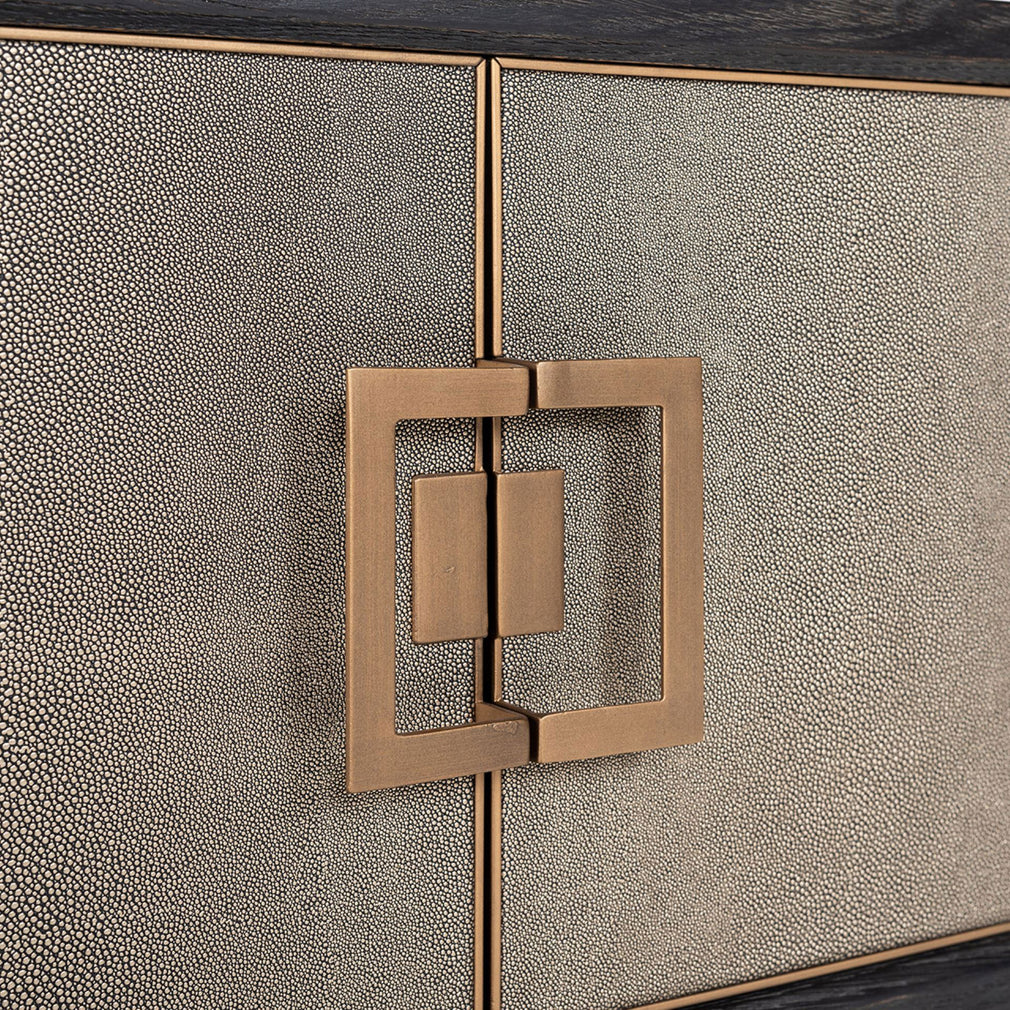 Ridgeville - TV Unit In Shagreen Finish