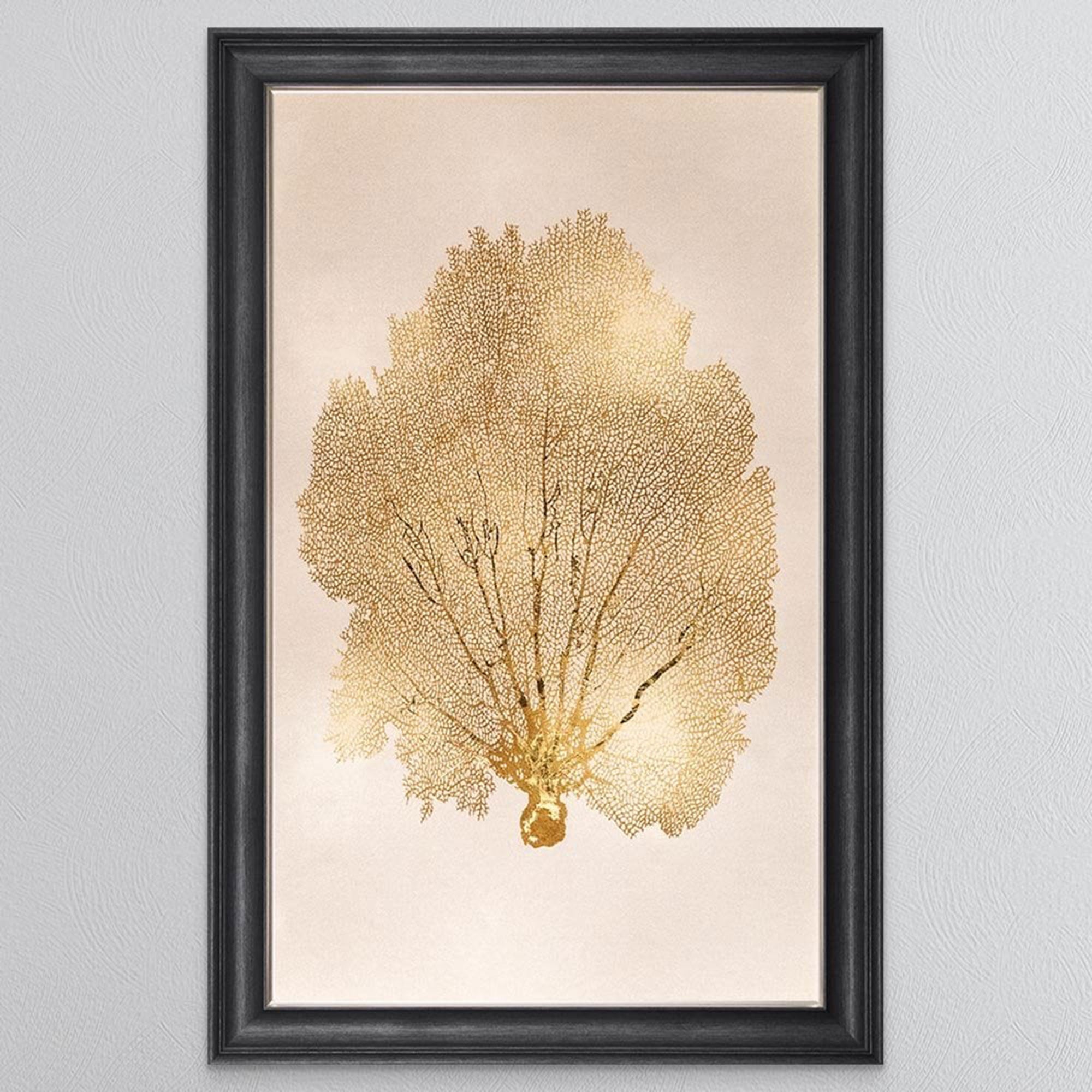 Honey Gold Leaf Tree - Framed Print