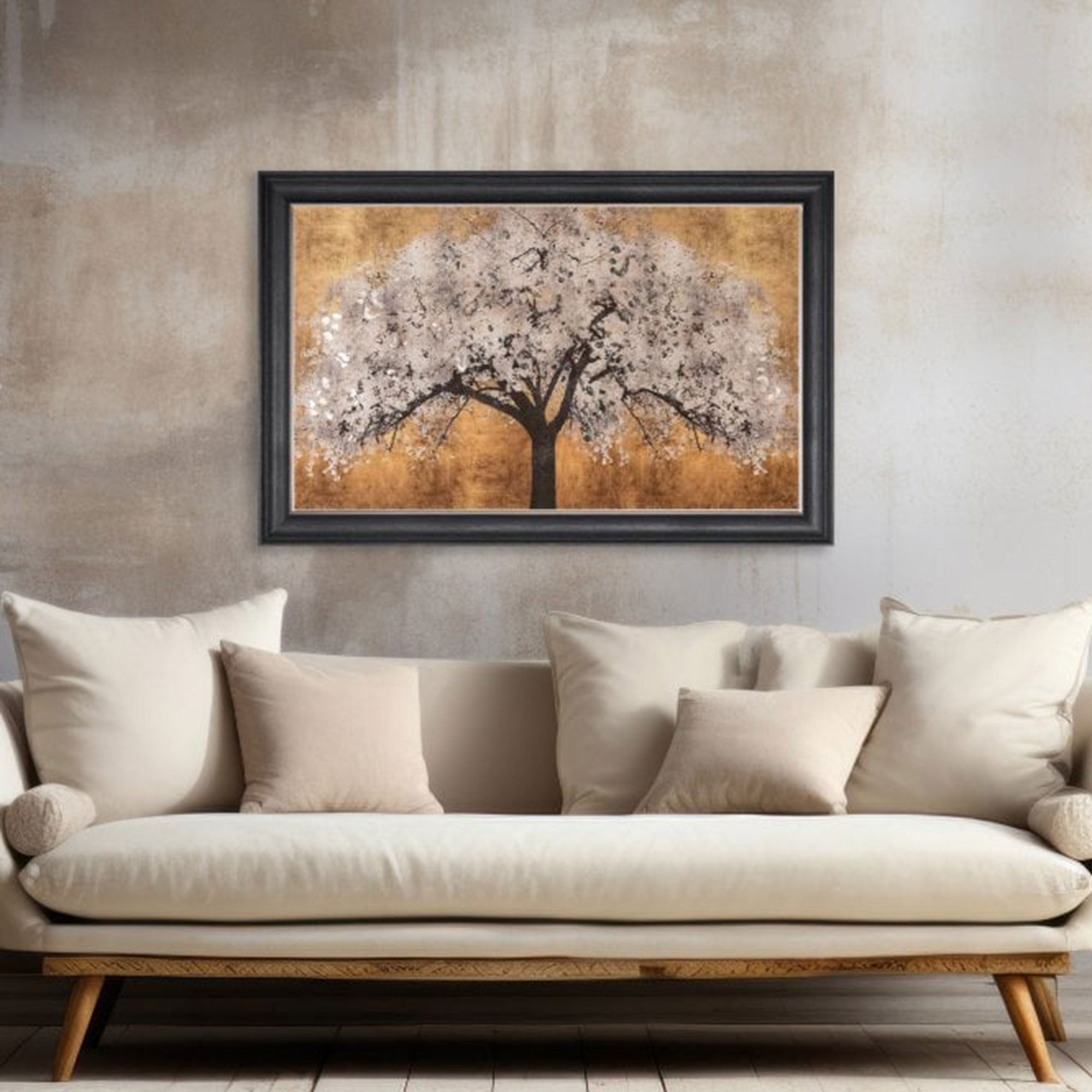 Blossom Tree White - Framed Print