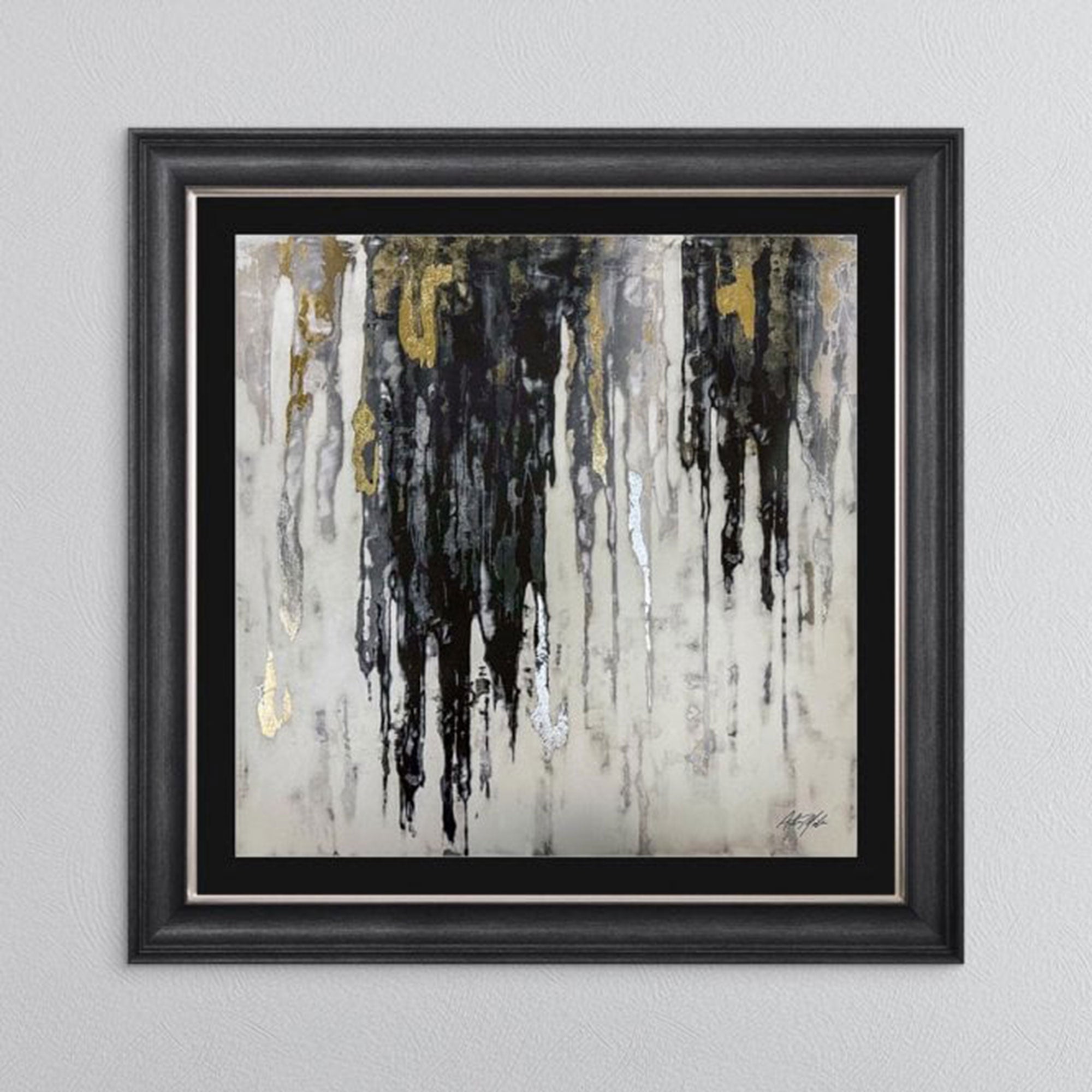 Keys 2 Gold Abstract - Framed Print