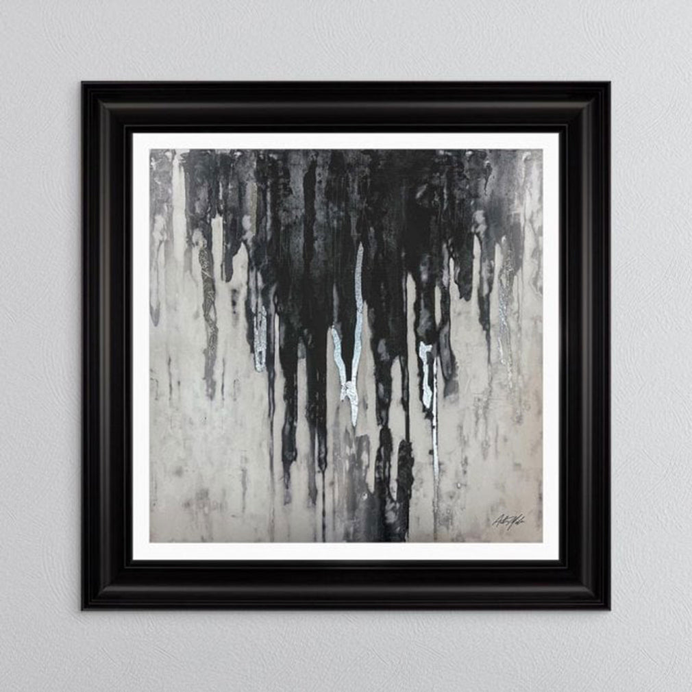 Keys 1 Silver Abstract  Framed Print