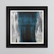 Artic 2 Teal Abstract - Framed Print