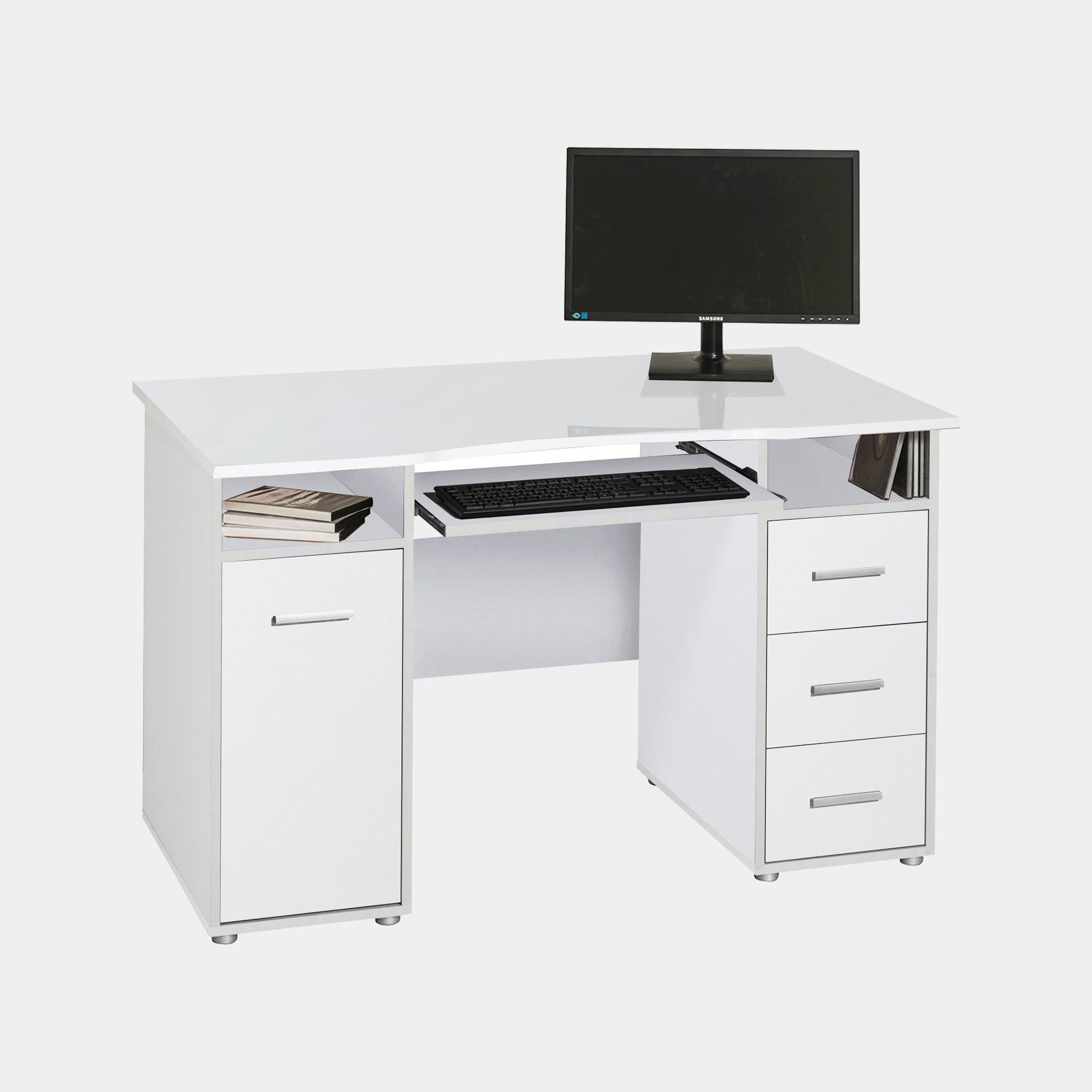 4029-5539 Desk White (Self Assembly Required)