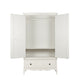 Genevieve - 2 Door 1 Drawer Wardrobe In White Paint Finish