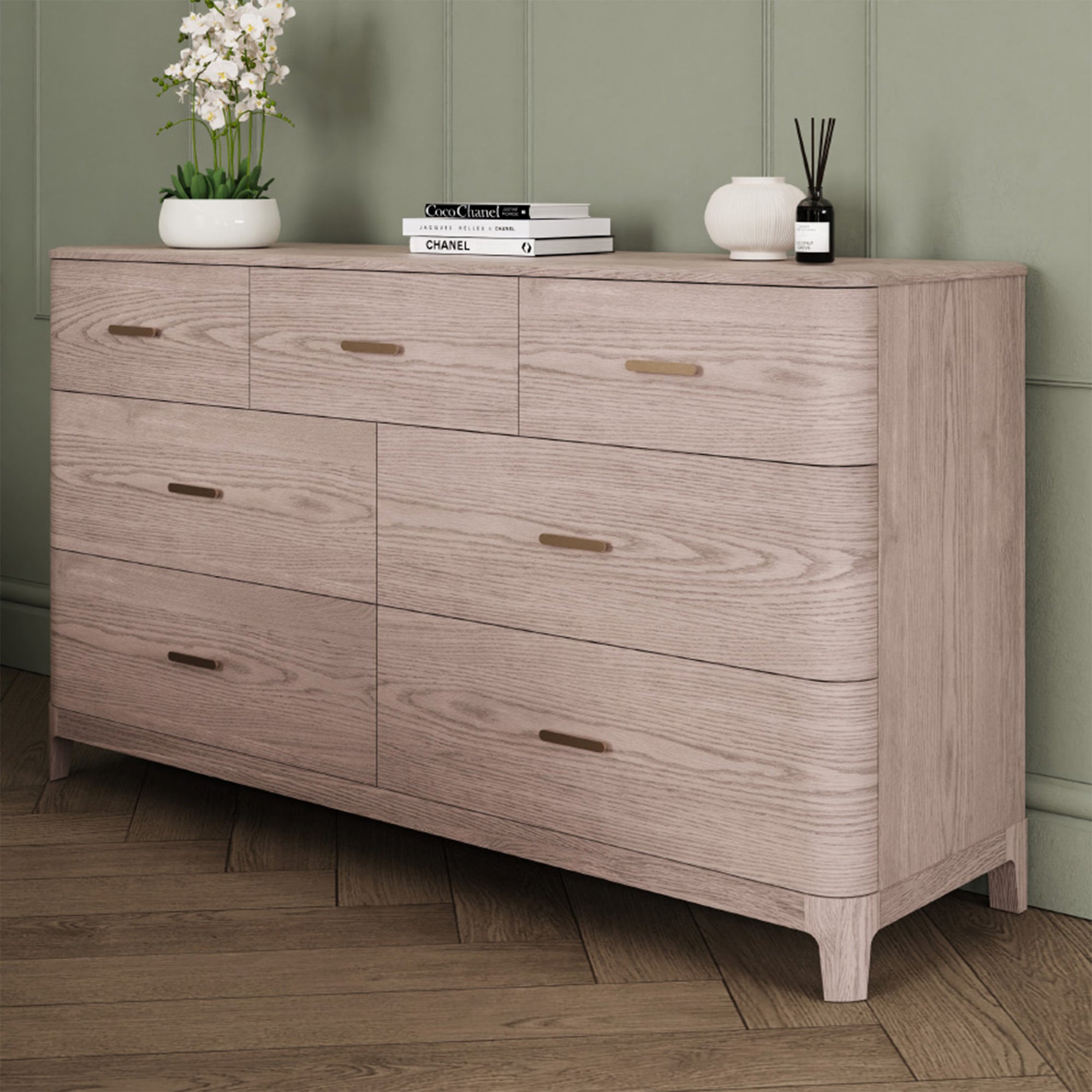 7 Drawers Chest Dresser deals - Pink