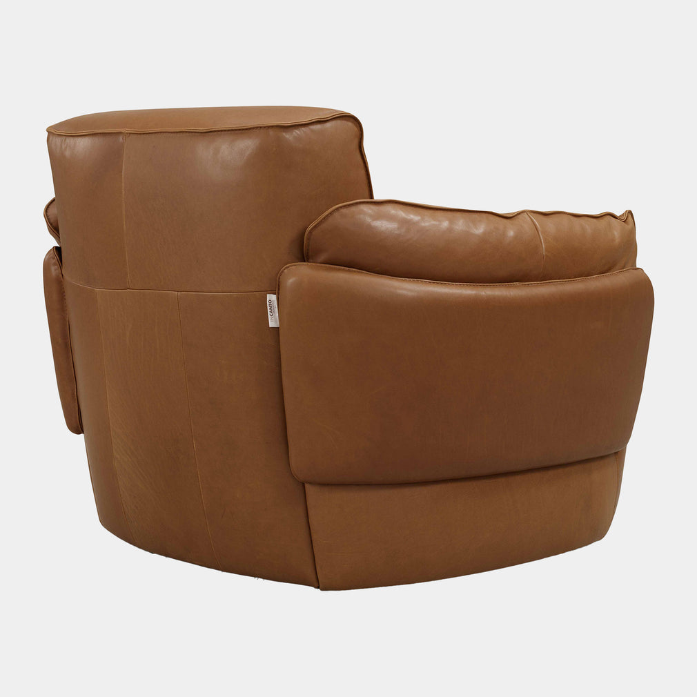 Alessi - Swivel Chair In Leather