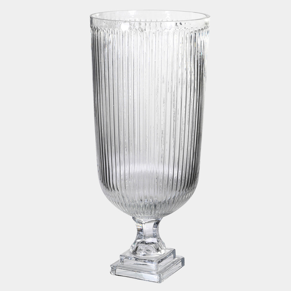 Merapi - Ribbed Glass Vase