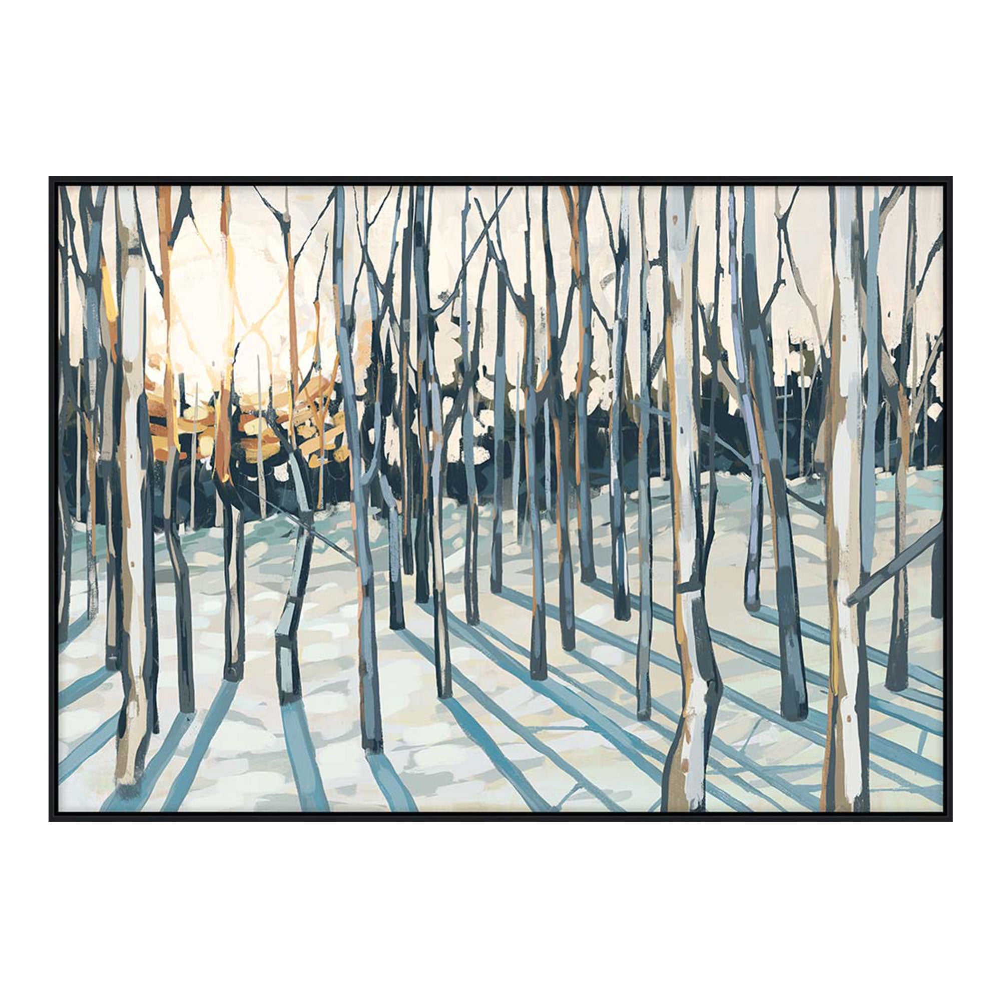 Canadian Winter - Framed Canvas