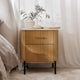 Bombay - 2 Drawer Bedside With Marble Top