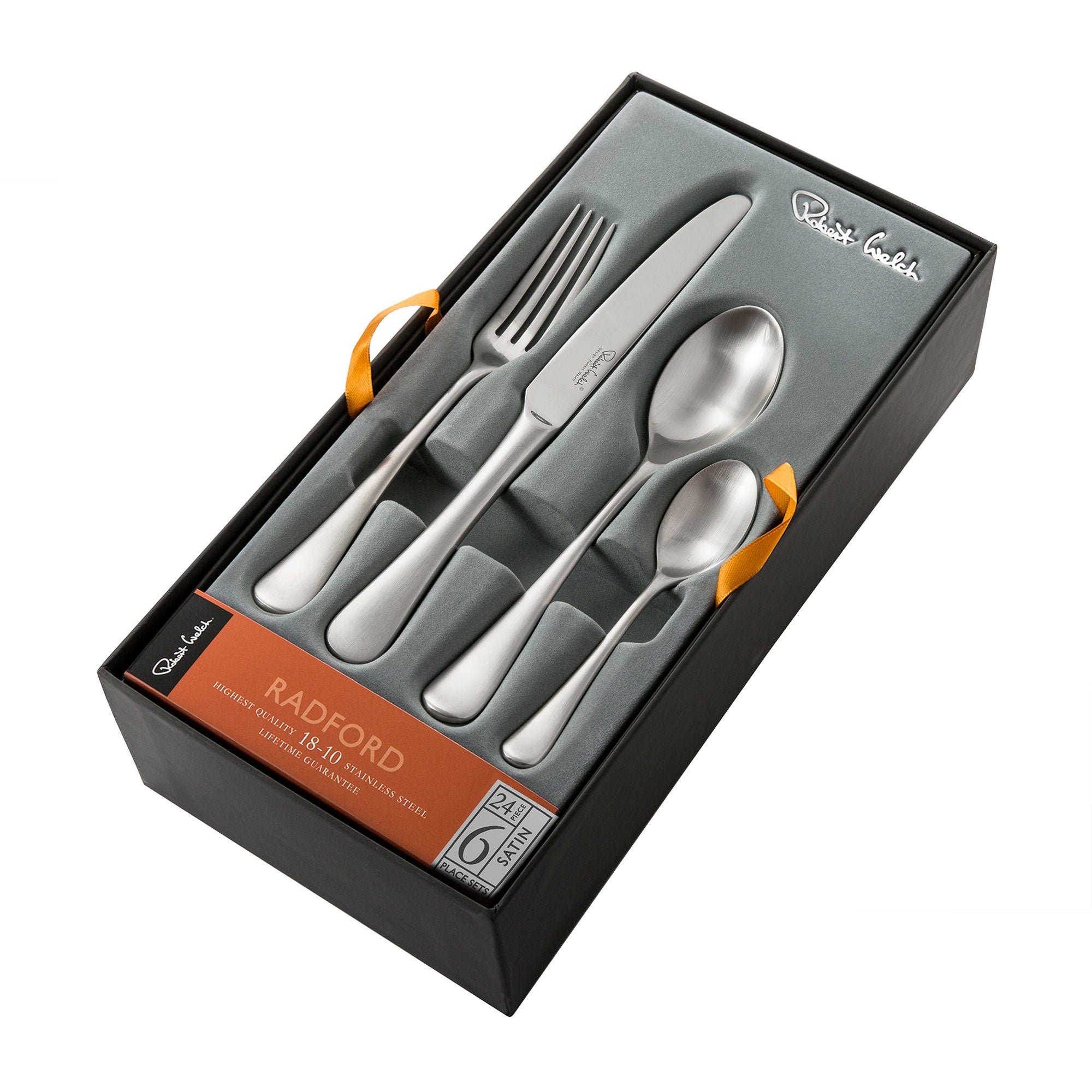 Robert Welch Radford Satin - 24 Piece Cutlery Set