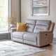 3 Seat Sofa With Dual Power Recliners  In Fabric Aspen Latte #156127