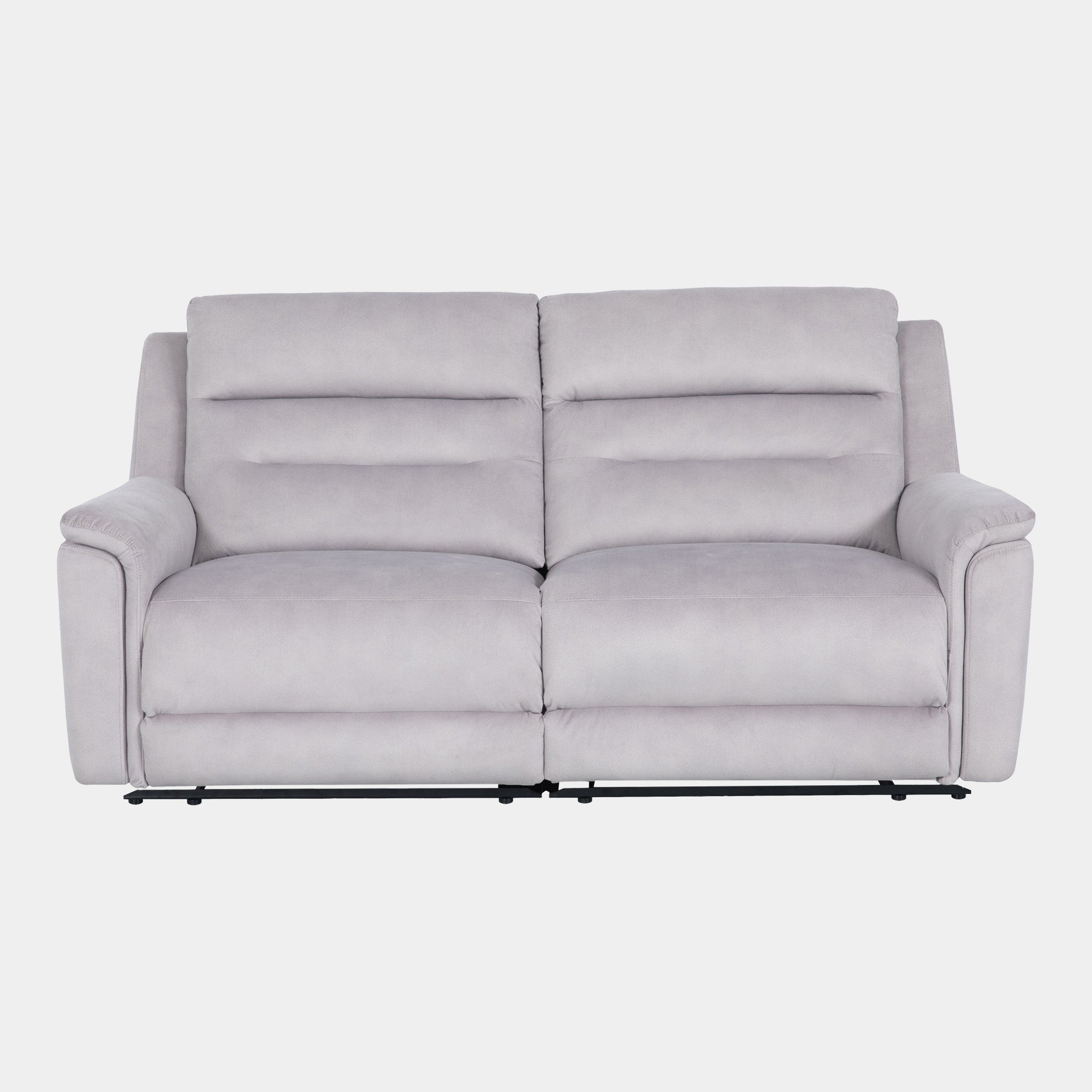 Bergamo - 3 Seat Sofa With Power Recliners In Aspen Latte Fabric