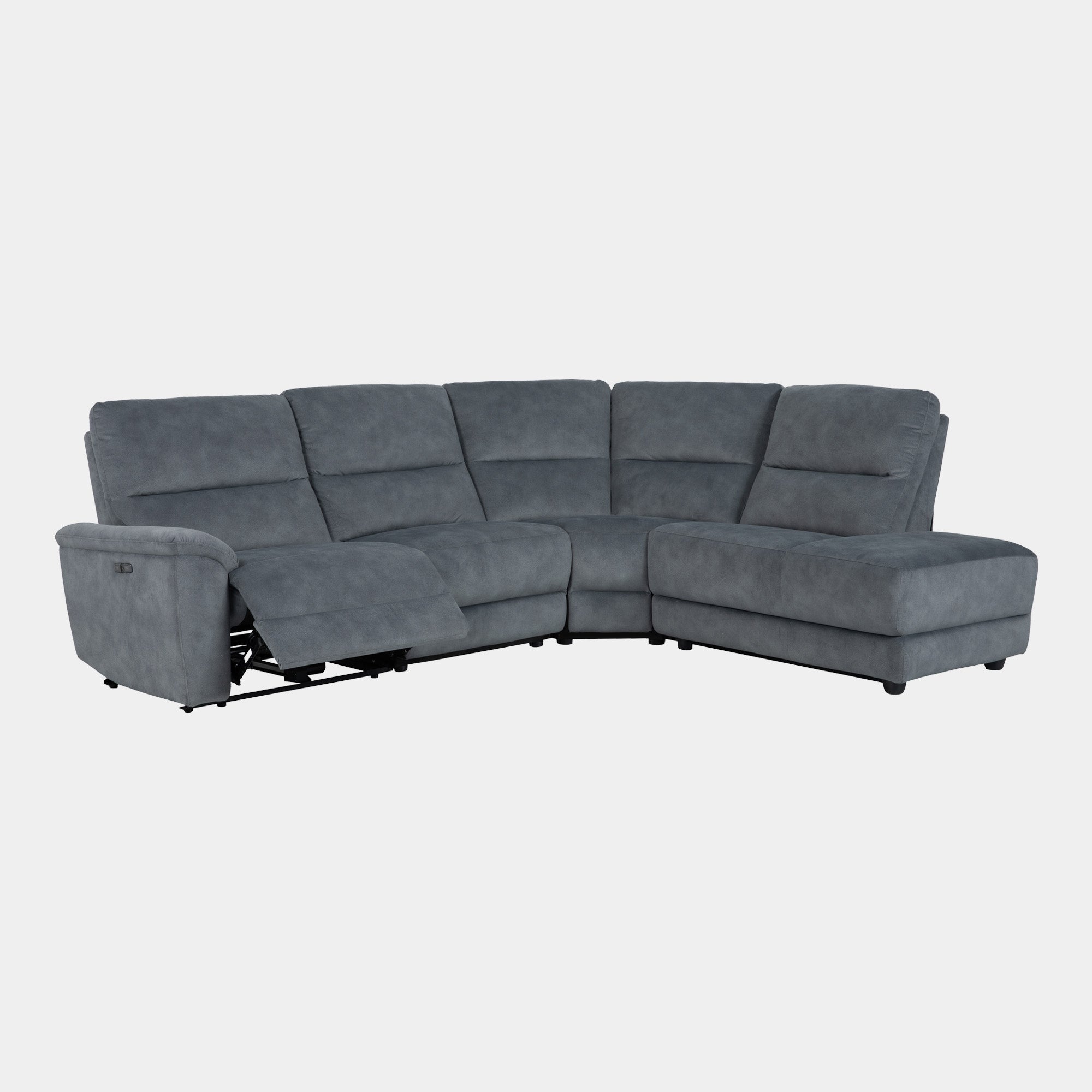 Torino - Power Recliner Corner Group With RHF Chaise In Fabric