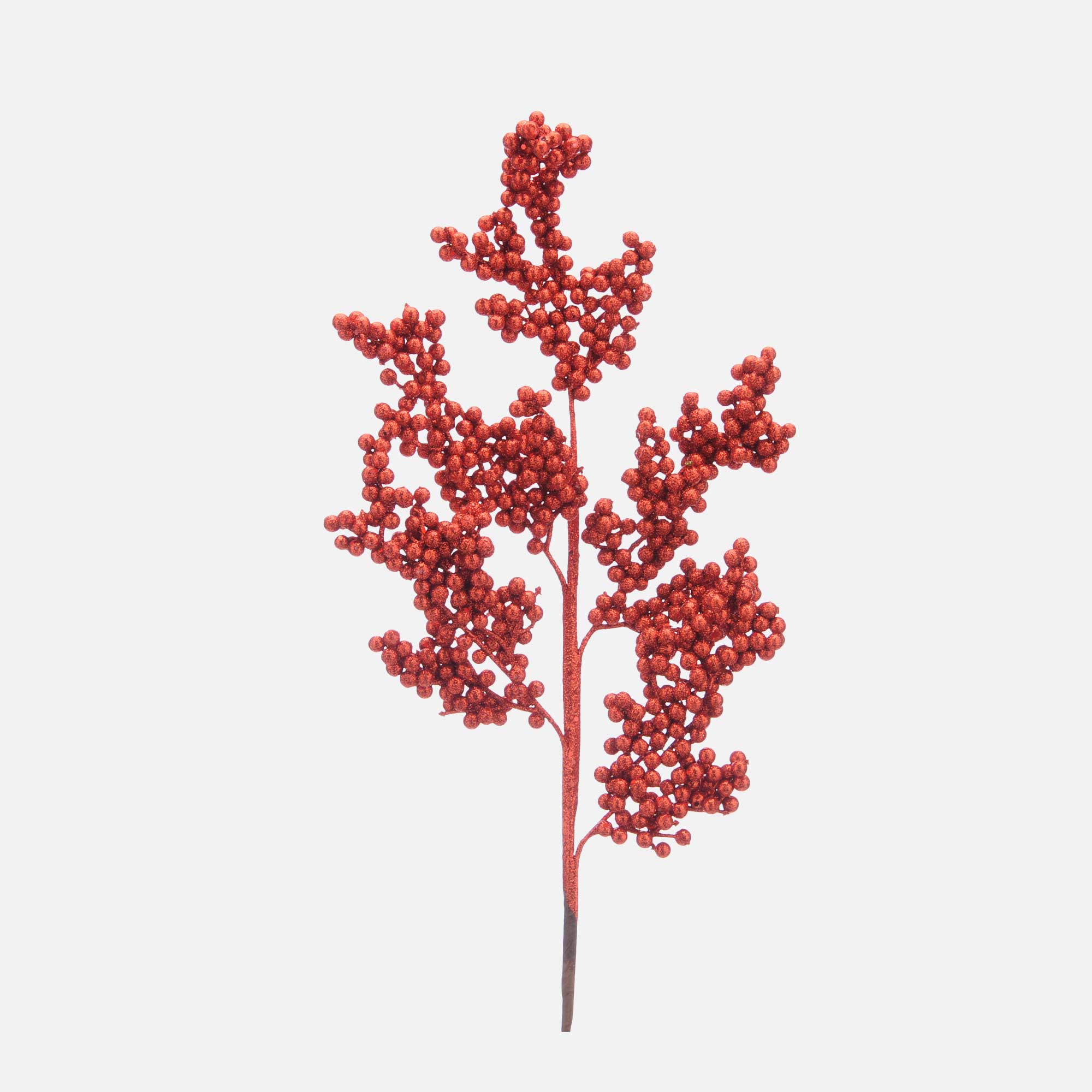 Red Glitter - Mini Berry Stem