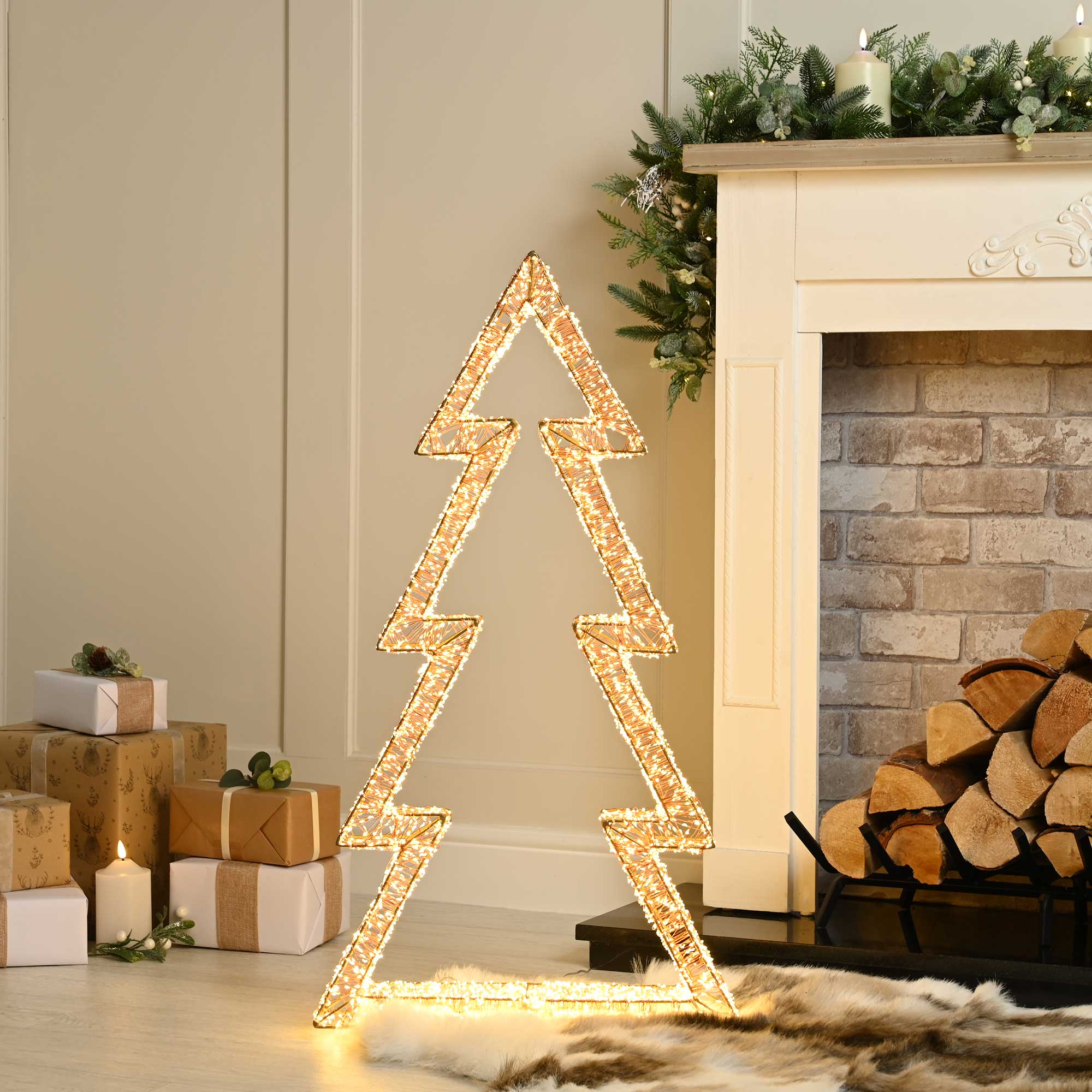 LED Dewdrop Tree Shape - Medium