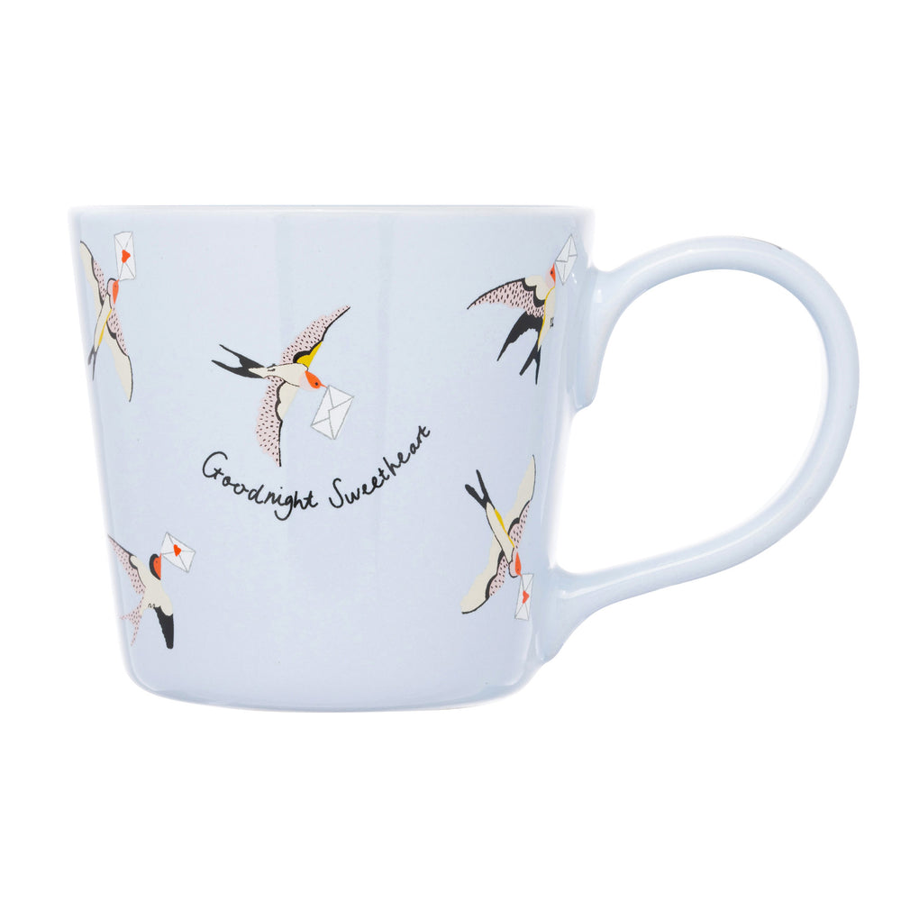 Cath Kidston - Love Birds Blue Dolly Mug