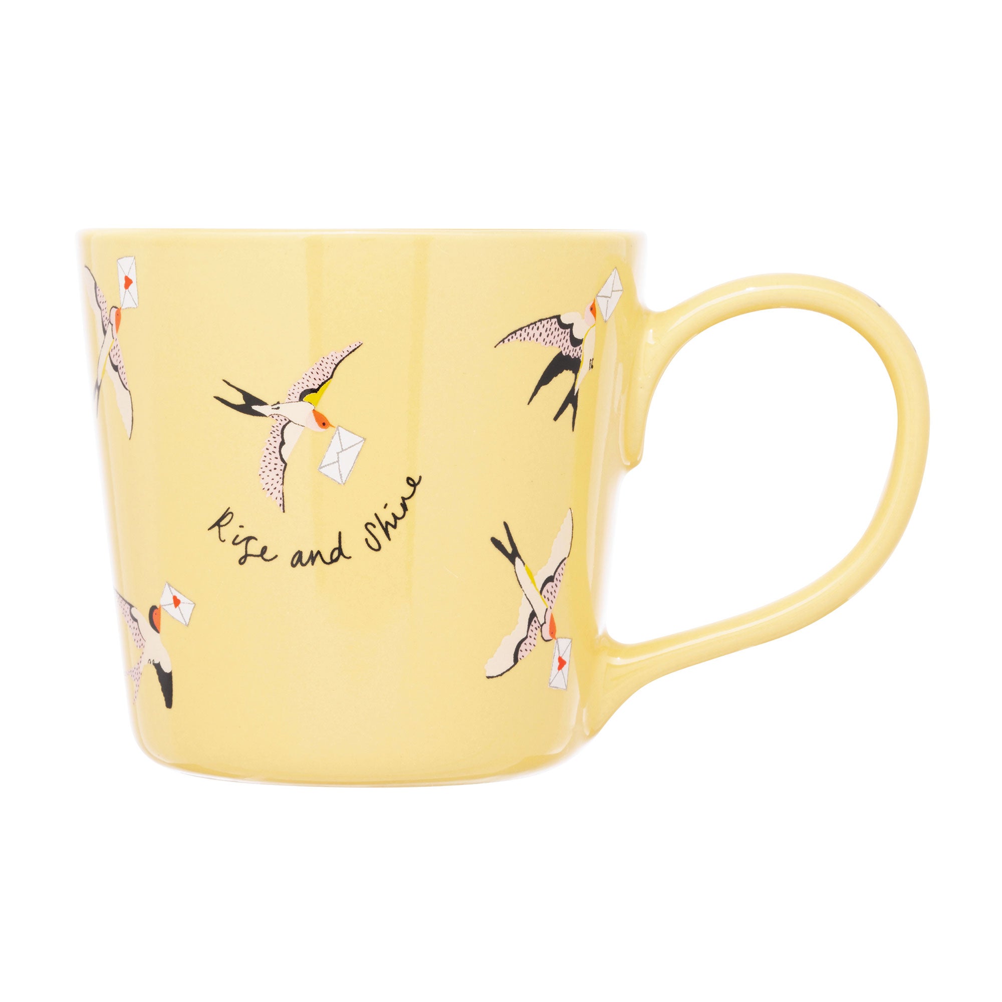 Cath Kidston - Love Birds Yellow Dolly Mug