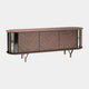 Costes - Sideboard With Metal Inserts and Wooden Frame