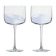 Wave - Silver Gin Glasses