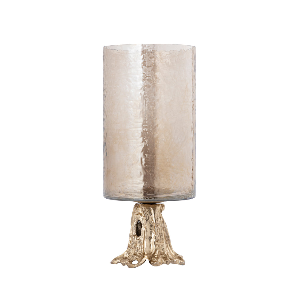 Sherwood Hurricane - Small Champagne Candle Holder