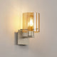 Rizzi - Ribbed Amber Wall Light