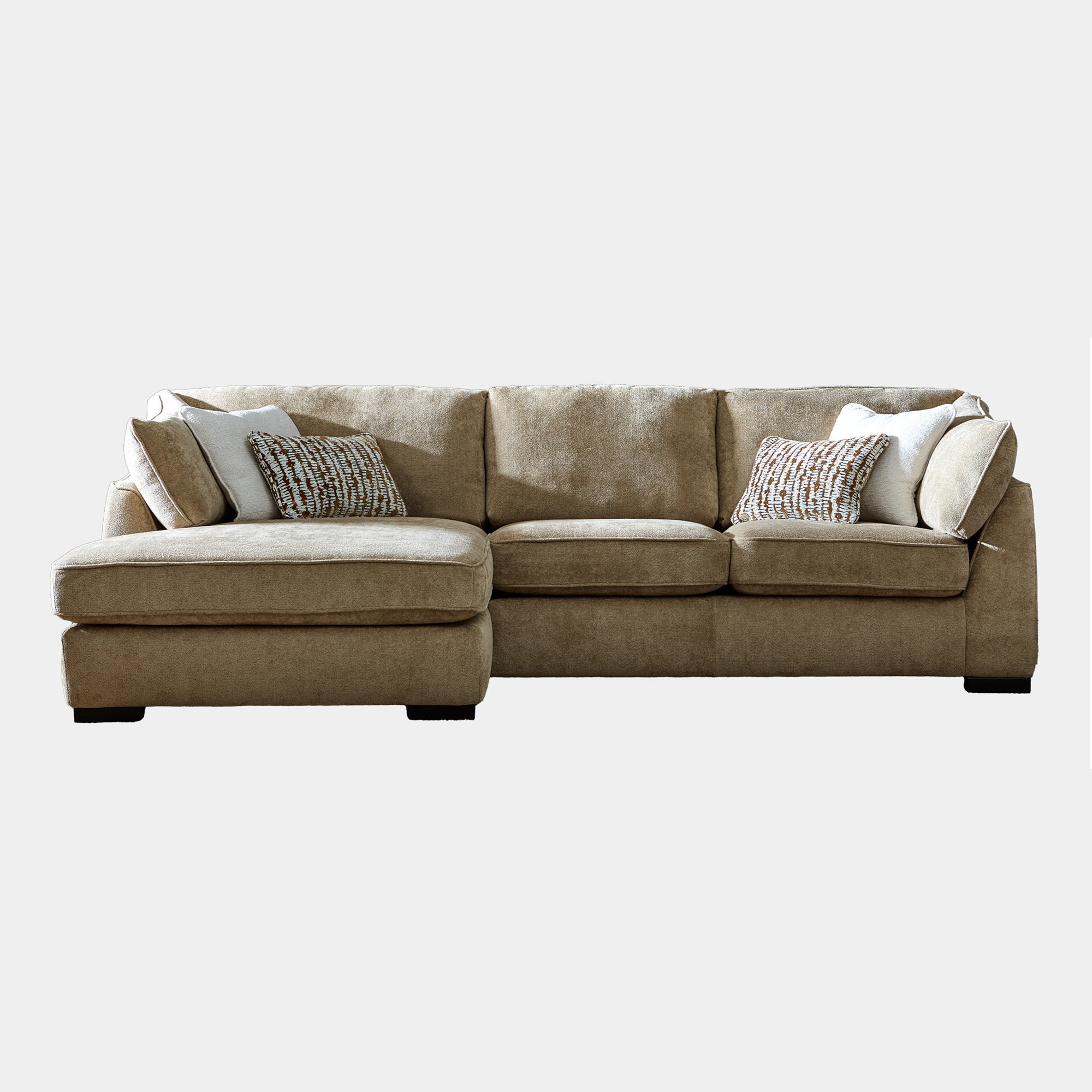Large LHF Chaise Group (LHF Chaise + RHF Large Sofa) In Fabric Dolce