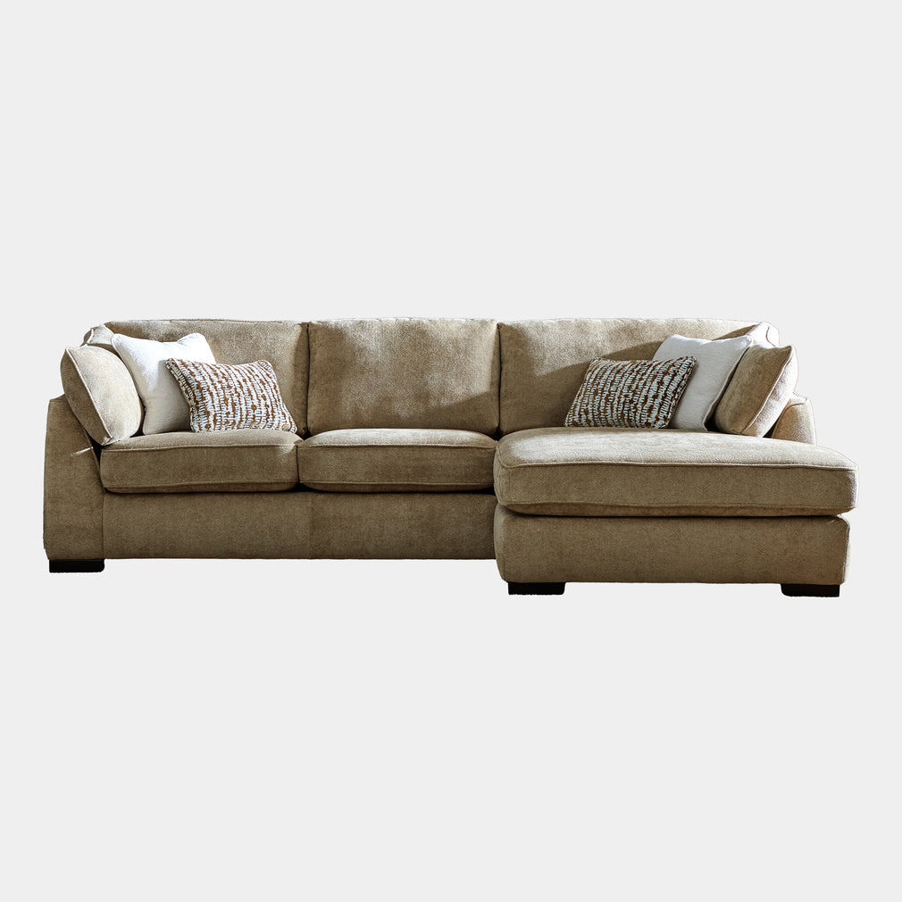Large RHF Chaise Group (LHF Large Sofa + RHF Chaise) In Fabric Dolce