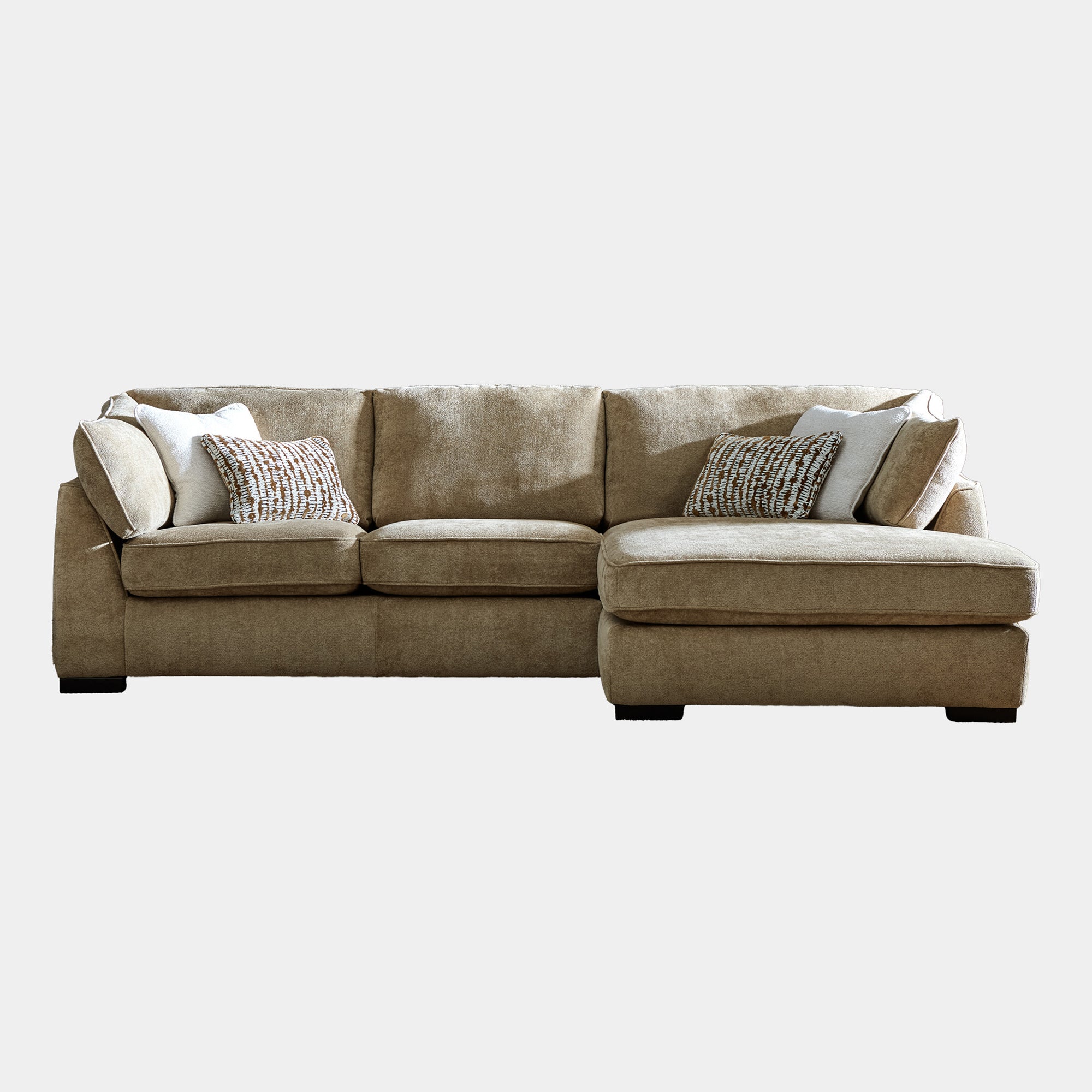 Large RHF Chaise Group (LHF Large Sofa + RHF Chaise) In Fabric Dolce