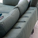 2 Seat Maxi Sofa 1 Arm RHF with Rounded Corner Peninsula LHF In Microfibre